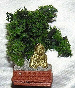 Dollhouse Miniature Bonsai Tree Set